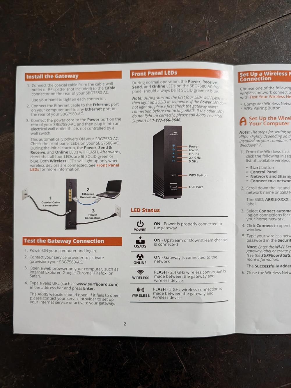 SURFboard SBG7580-AC Cable Modem Router - Picture 6 of 7